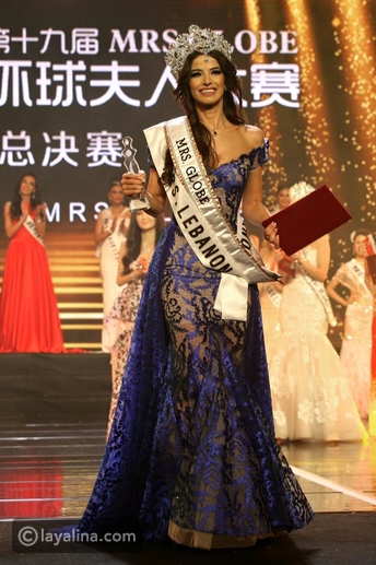 صور اللبنانية سيلفيا يمين تحصد لقب ملكة جمال الكرة الأرضية لعام 2015