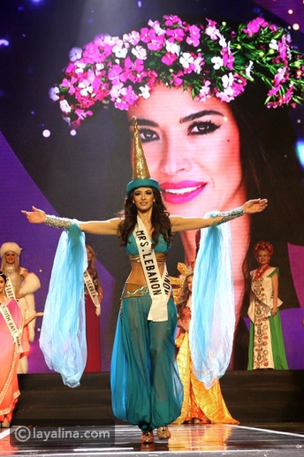 صور اللبنانية سيلفيا يمين تحصد لقب ملكة جمال الكرة الأرضية لعام 2015