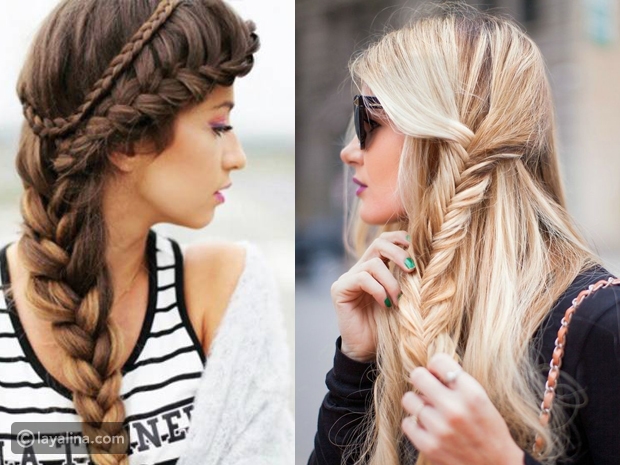 غيري ستايلك مع تسريحات الضفائر الجانبية في سهرة عيد الحب