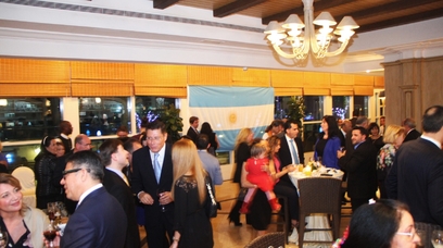 حفل وداع للسفير الأرجنتيني في ميلينيوم الكورنيش