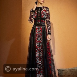 فستان إيلي صعب مجموعة ما قبل خريف 2018