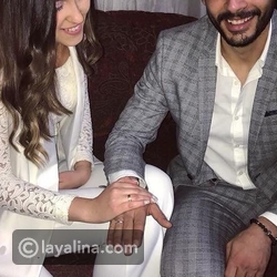 حامد الشراب وعروسه مريم ولحظة رومانسية رقيقة