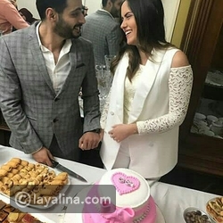 حامد الشراب وعروسه مريم واحتفال خاص بالخطوبة