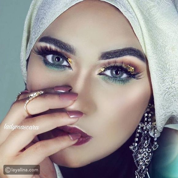 مكياج محجبات من هدى قطان