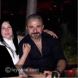 أحمد سعيد عبد الغني مع زوجته