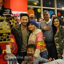 حمادة هلال وزوجته