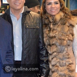 محمد الشقنقيري مع زوجته