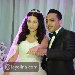 أوس أوس في حفل زفافه