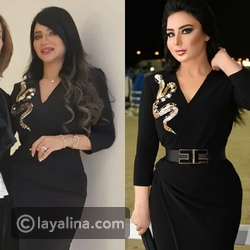 لجين عمران وسهير القيسي بنقس الإطلالة اللافتة