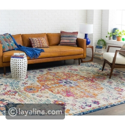 قطع سجاد للصاله بألوان زاهية وطابع بوهيمي ليالينا