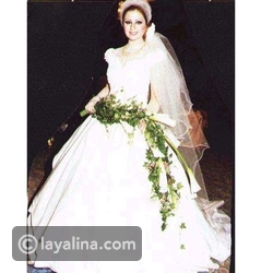 حليمة بولند بفستان زفافها الحقيقي