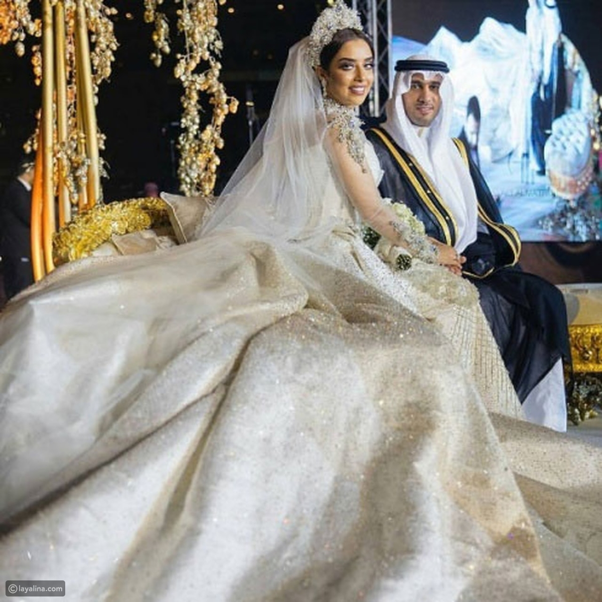 بلقيس فتحي من حفل زفافها