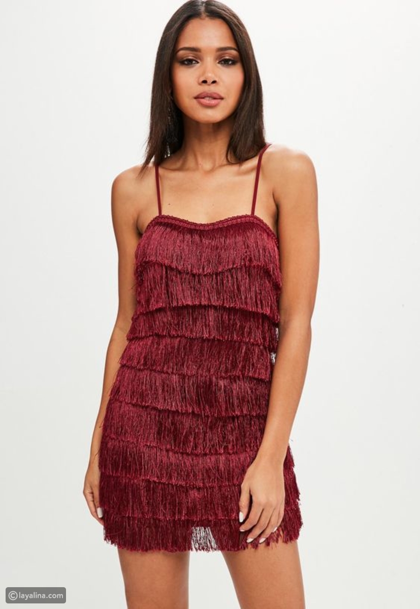 فساتين شراشيب للخطوبه والسهرات 2019