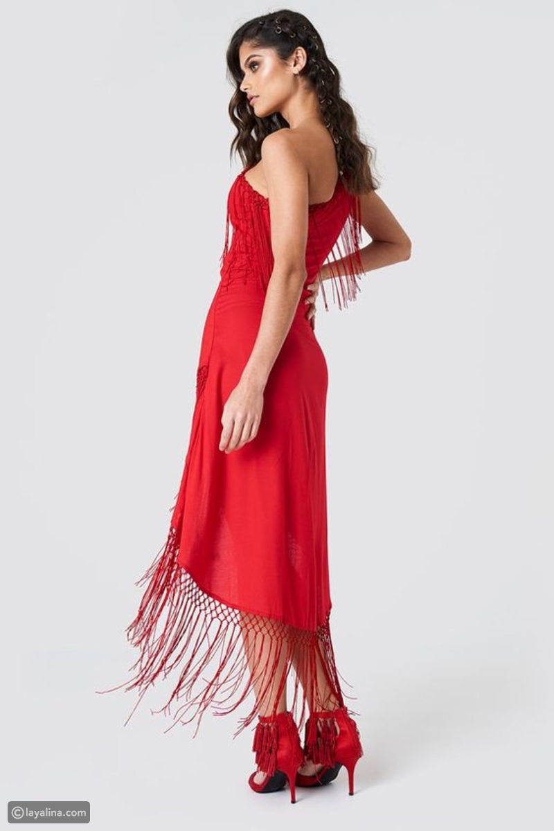 فساتين شراشيب للخطوبه والسهرات 2019