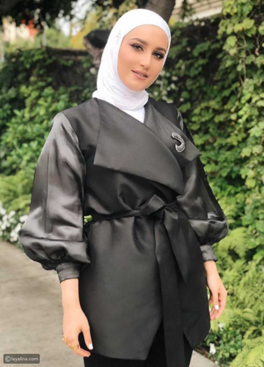 طرق مختلفة مميزة لارتداء الحجاب الأبيض على طريقة دلال الدوب