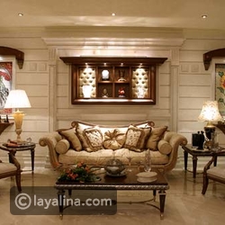 ديكورات جبسية راقية للمجالس والصالات ليالينا
