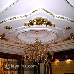 ديكورات جبسية راقية للمجالس والصالات ليالينا