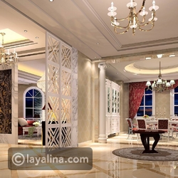 ديكورات جبسية راقية للمجالس والصالات ليالينا