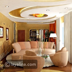 ديكورات جبسية راقية للمجالس والصالات ليالينا