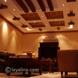 ديكورات جبسية راقية للمجالس والصالات ليالينا