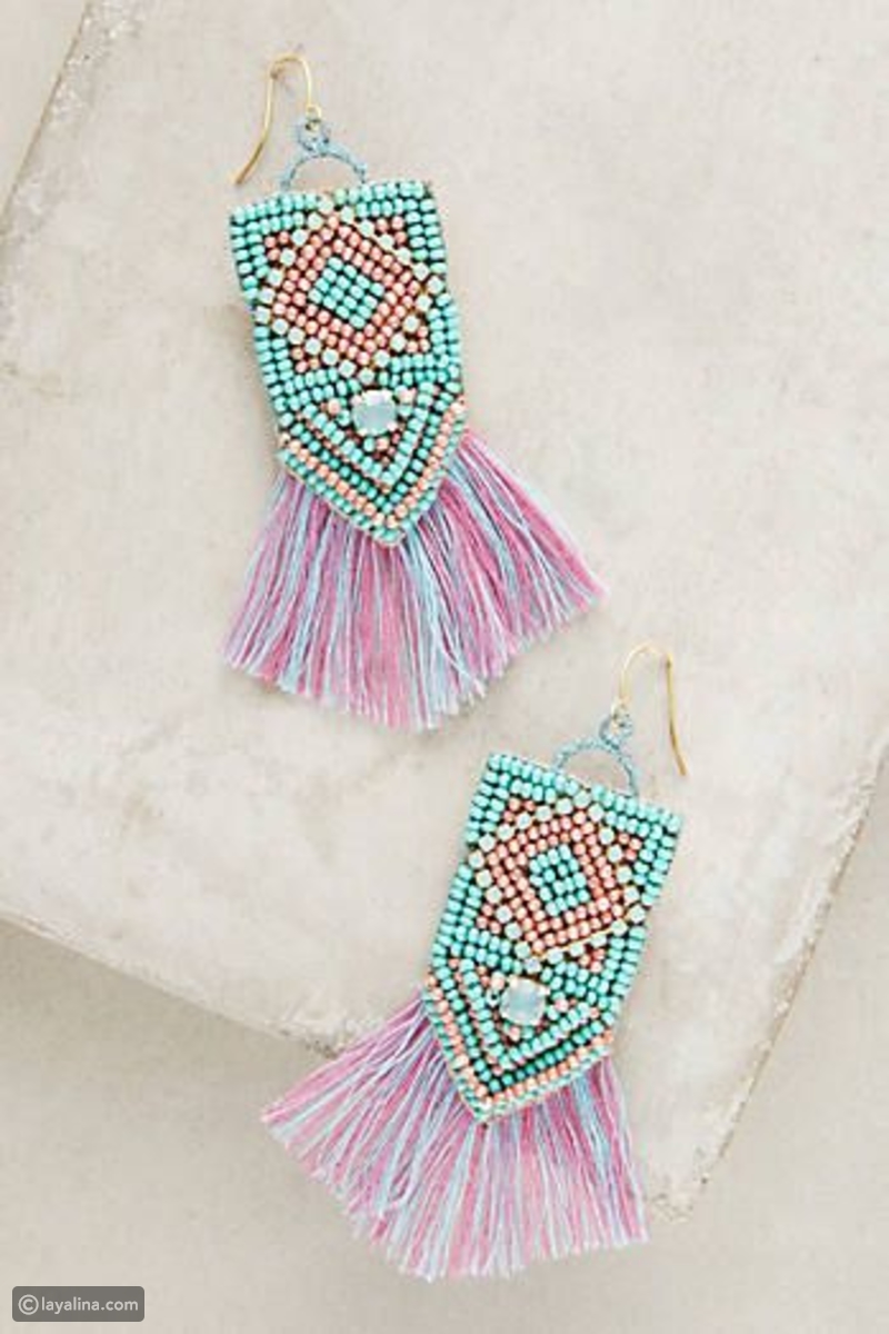 اكسسوارات حريمى الاقرااط الشراشيب بالوان