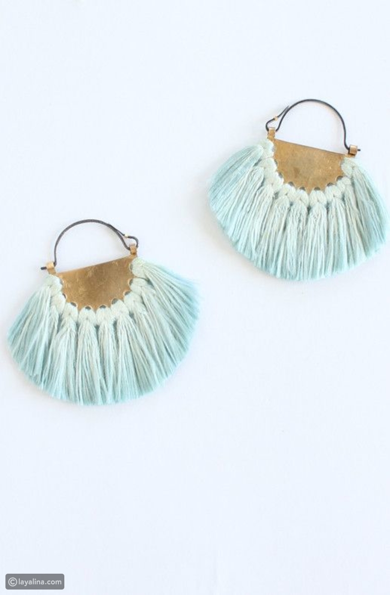 اكسسوارات حريمى الاقرااط الشراشيب بالوان