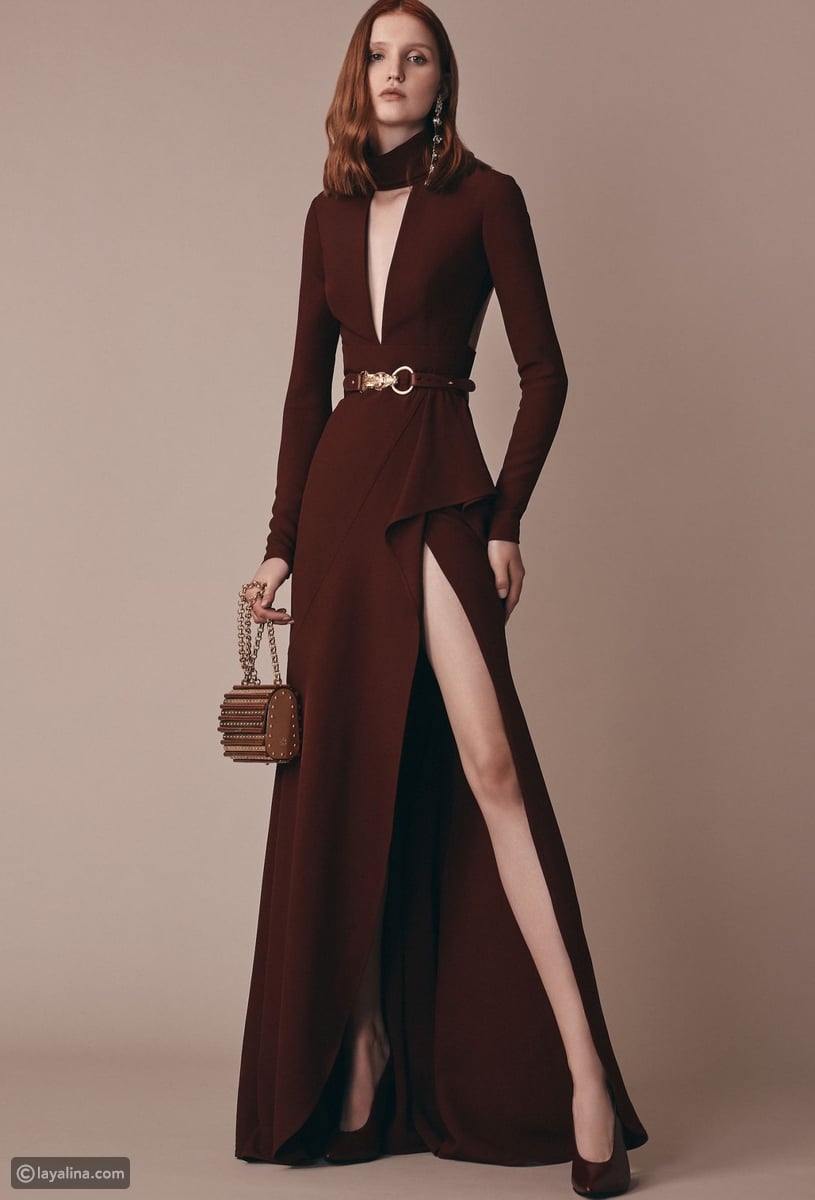 موضه الفساتين السواريه لايلى تصميم