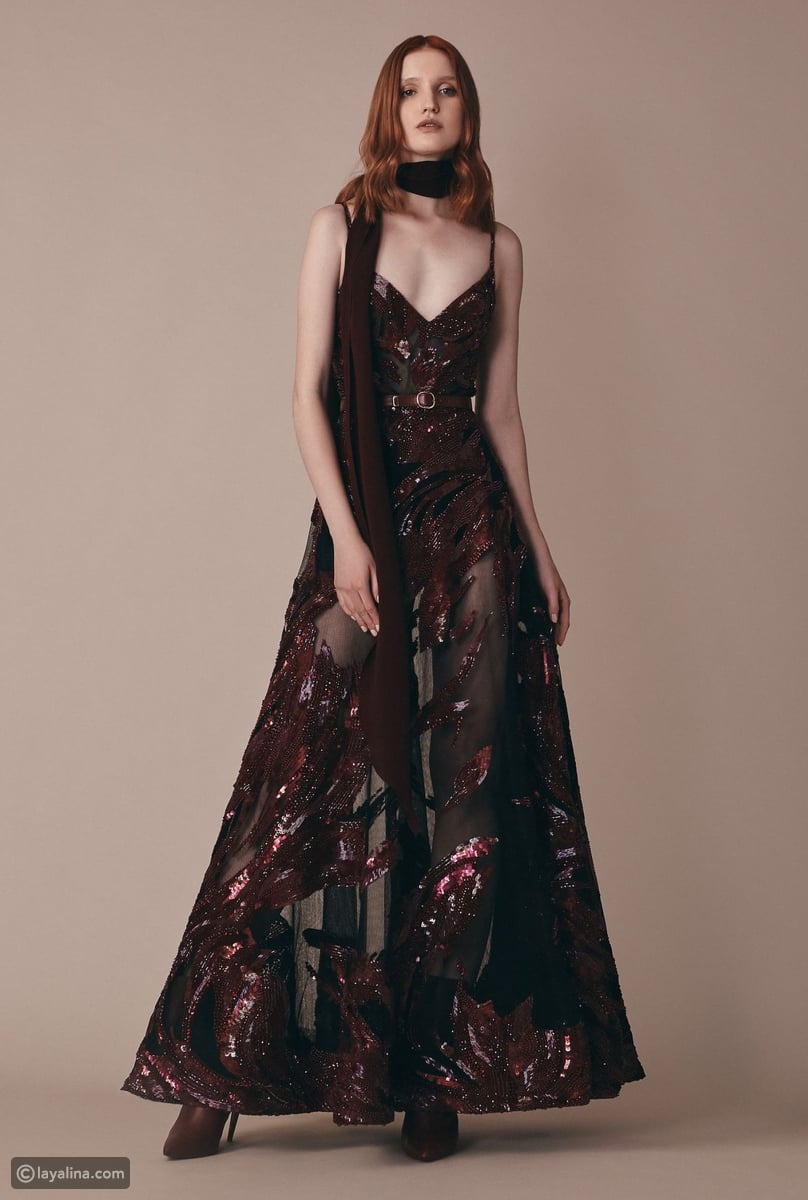 فساتين ايلى اسبوع موضه باريس