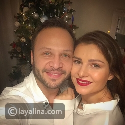 مكسيم خليل وزوجته سوسن أرشيد