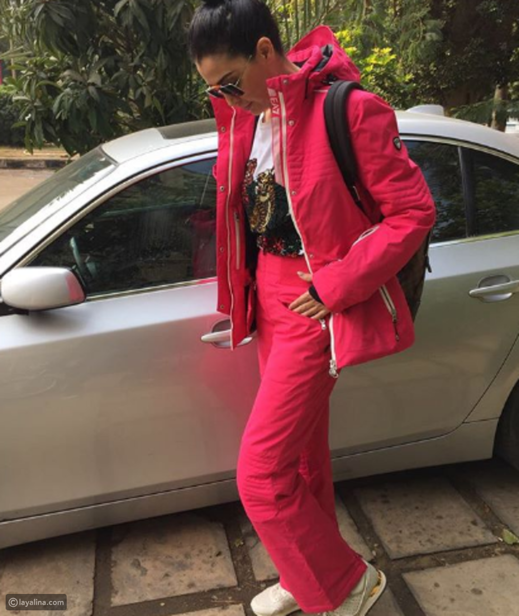 فساتين الفنانه غاده الرازق بالوان