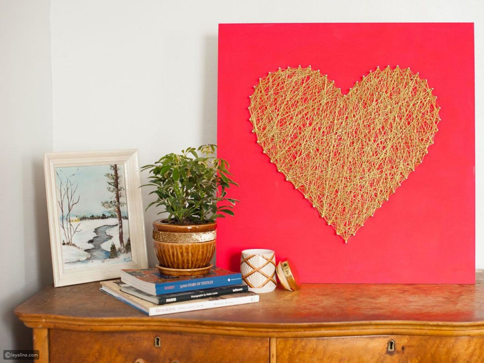 ديكورات ولمسات بسيطه لمنزلك الحب