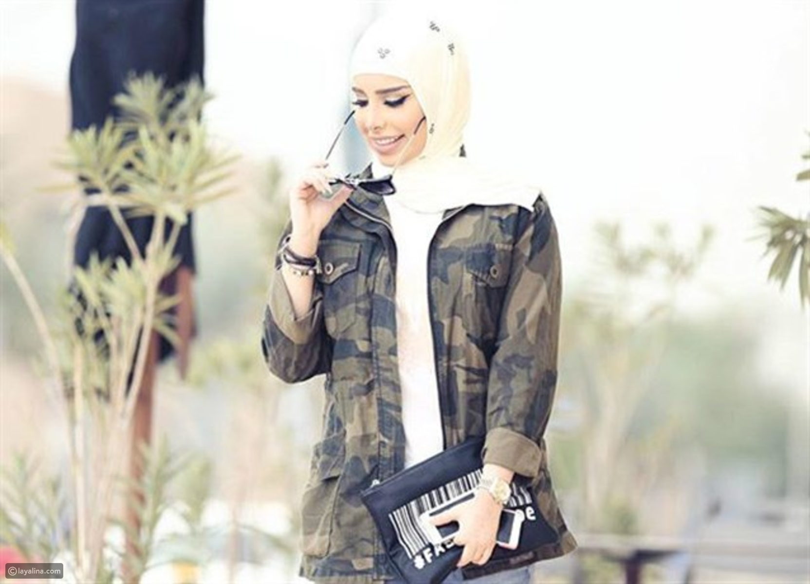 أزياء الفاشينيستا المحجبة زهراء أشكناني لإطلالة كلها أناقة واحتشام