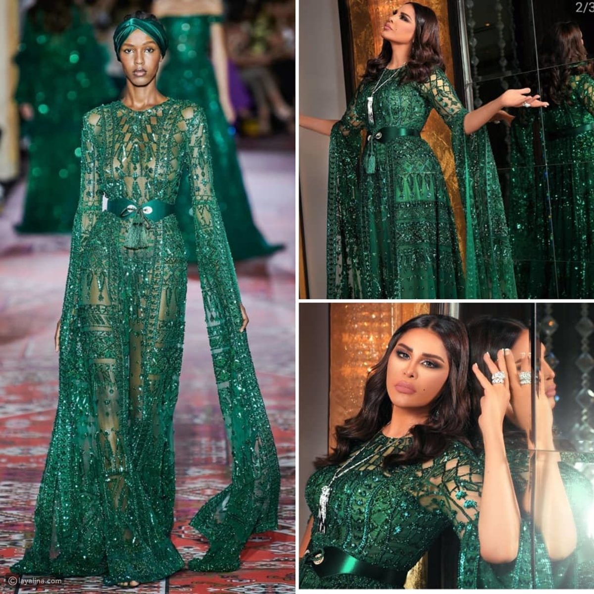 تفاصيل فستان ⁣أحلام للمصمم زهير مراد بحفلها في السعودية
