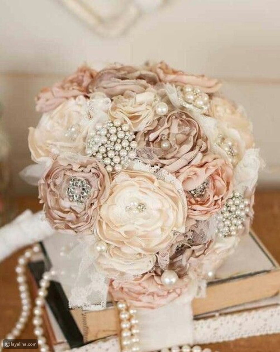 احدث مسكات عروس ملونة ومزينة