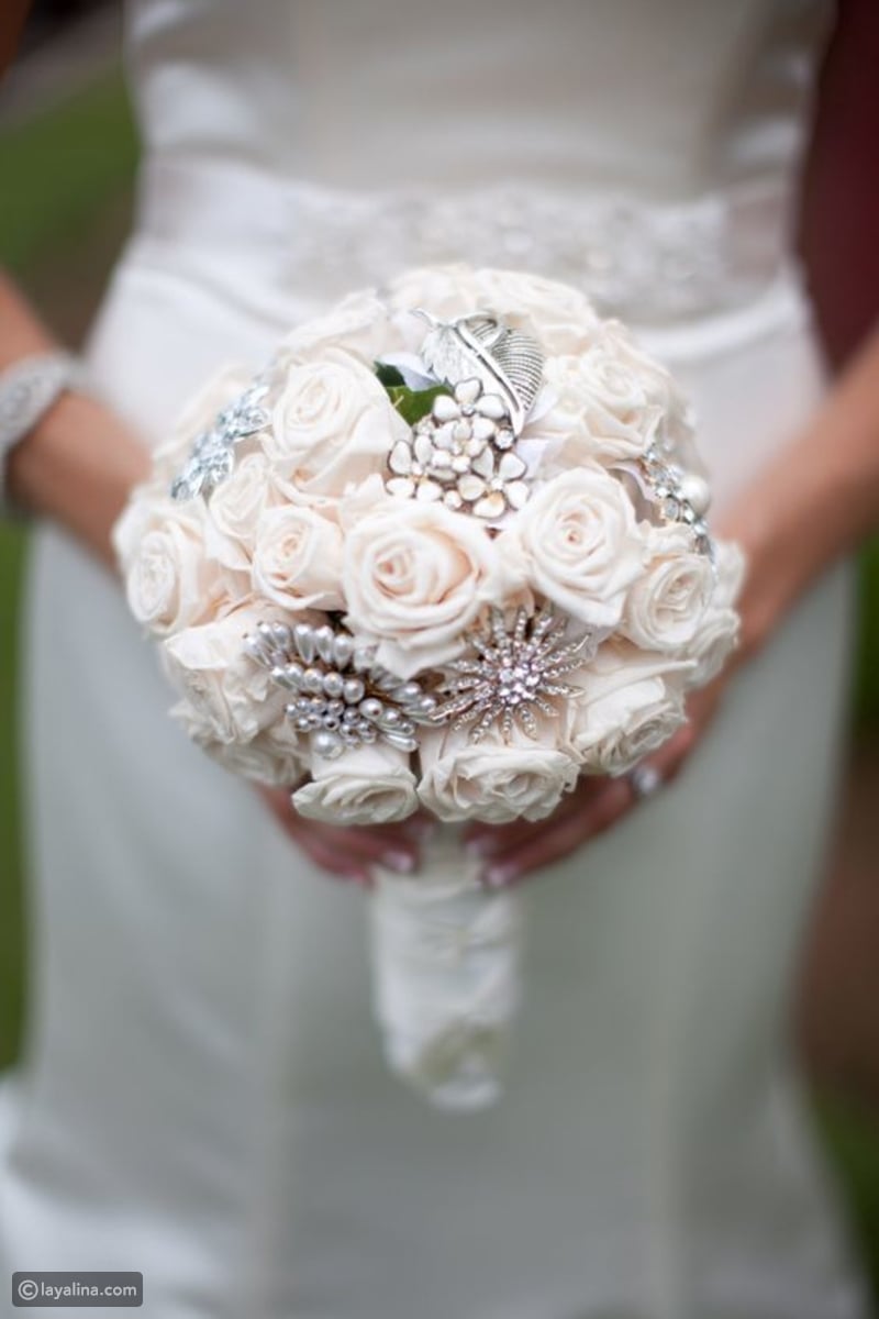 احدث مسكات عروس ملونة ومزينة