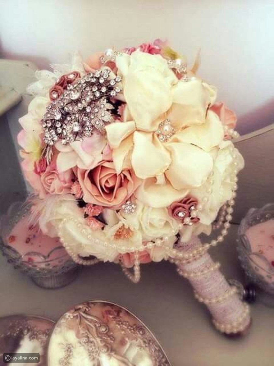 احدث مسكات عروس ملونة ومزينة