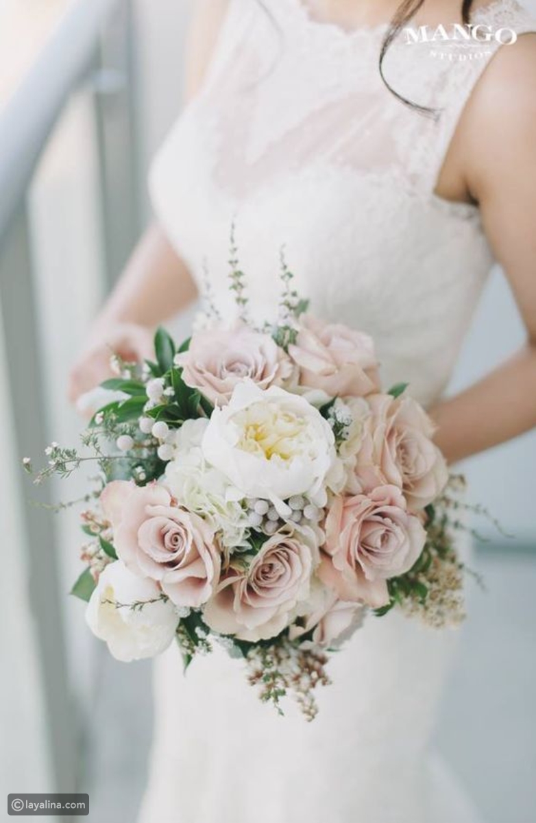 احدث مسكات عروس ملونة ومزينة