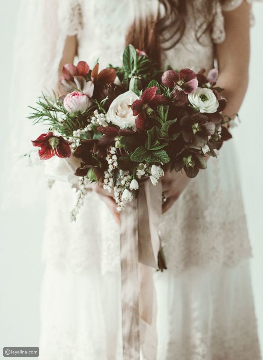 احدث مسكات عروس ملونة ومزينة