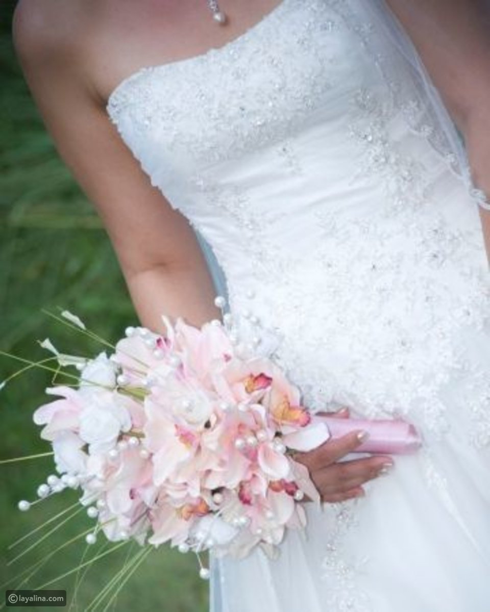 احدث مسكات عروس ملونة ومزينة