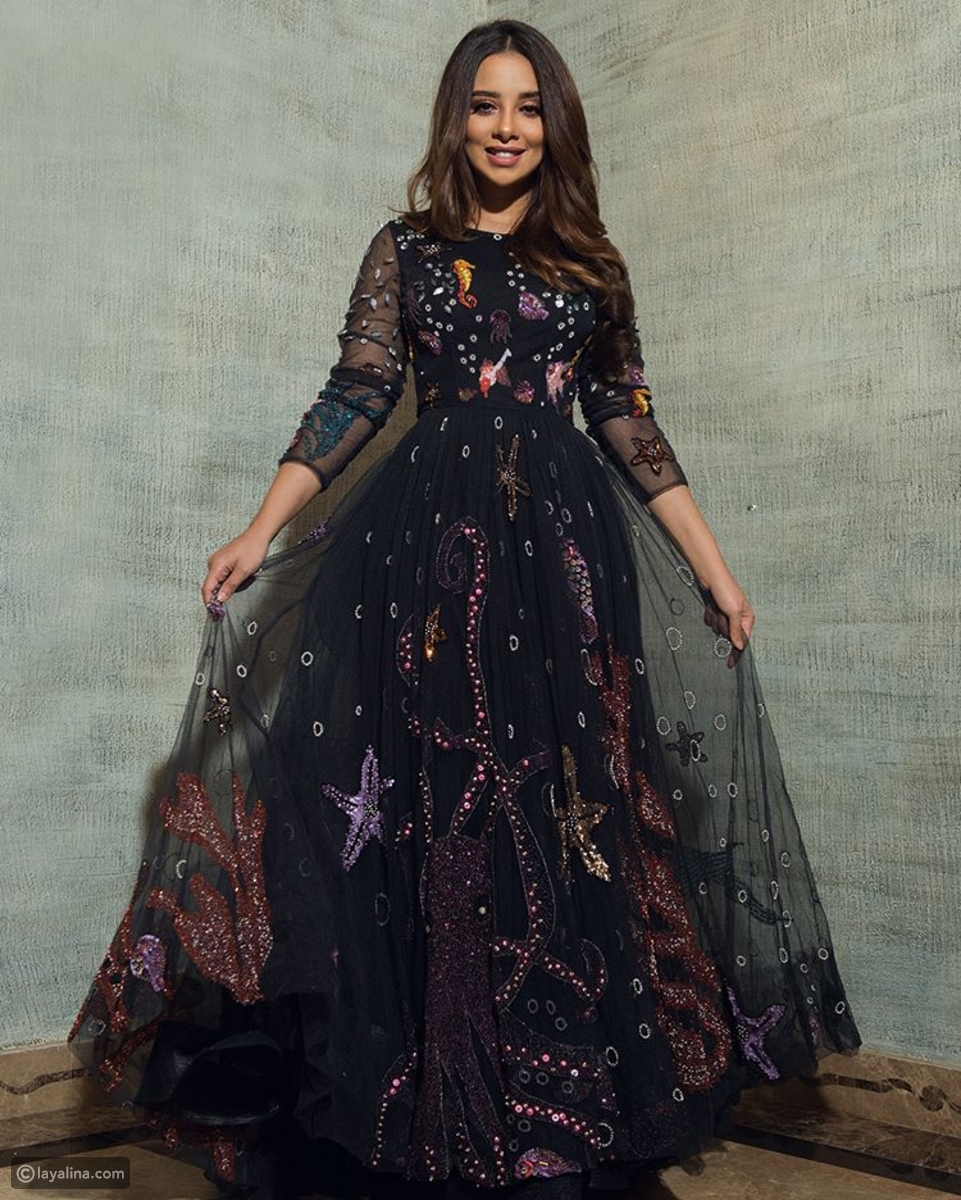 فساتين للفنانه بلقيس فتحى للسهرات