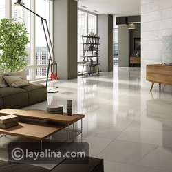 أرضيات رخام مودرن لمنزل يتّسم بالفخامة ليالينا