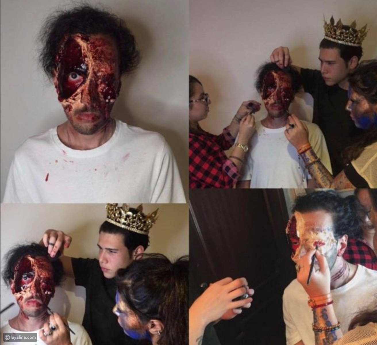 مجموعه انواع المكياج السينمائى موضه