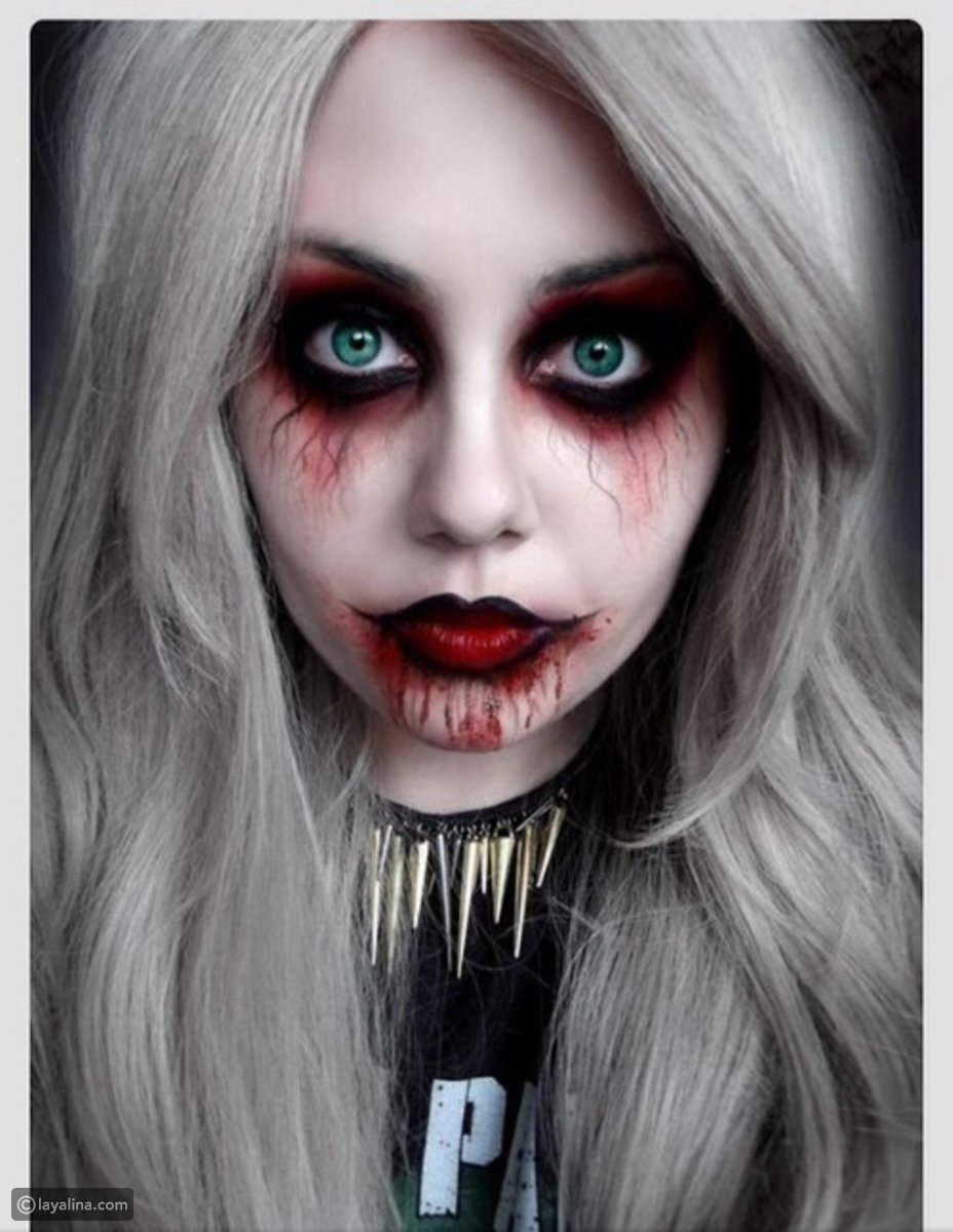 طريقة مكياج سينمائي لافلام الرعب