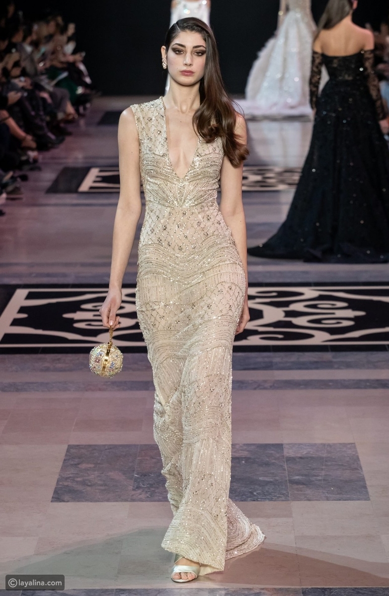 فساتين سواريه لإطلالة ملكية تصميمات