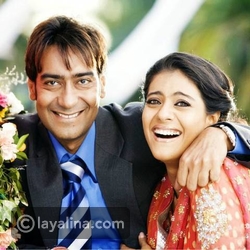 كاجول وزوجها