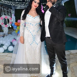 صور قديمة تكشف أن سمية الخشاب قد ارتدت فستان عقد قرانها من قبل