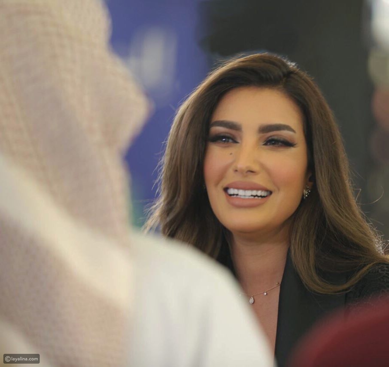 بشاير الشيباني في أحد البرامج