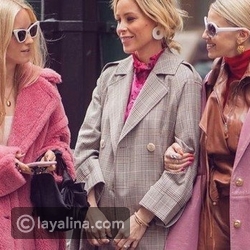 كيف ترتدي اللون الوردي في فصل الشتاء ليالينا