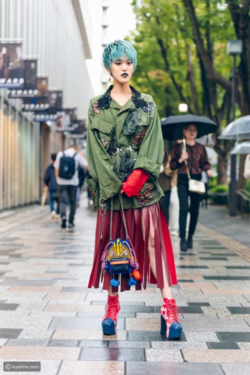 1 موضة Street Style في أسبوع الموضة في طوكيو