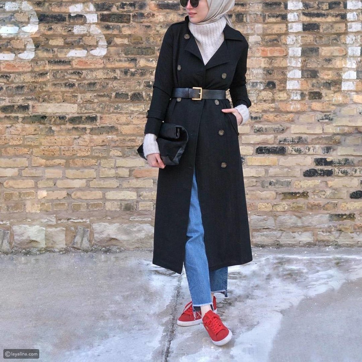 ازياء محجبات متنوعه ماركه لشتاء